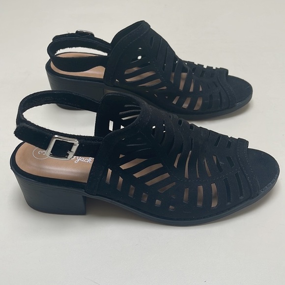 💜🤑 🆕 CAT & JACK Girl's Size 2 Open Toe Strap Shoes Size 3 - Picture 3 of 9